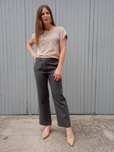 Charger l'image dans la galerie, Pantalon vintage Maëlle - Yves Saint Laurent. Rayures rouges. Taille S, 36, 38