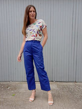 Charger l'image dans la galerie, Pantalon vintage Brooke - Bleu de travail. Taille L, 40, 42. Adolphe Lafont