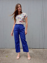 Charger l'image dans la galerie, Pantalon vintage Brooke - Bleu de travail. Taille L, 40, 42. Adolphe Lafont