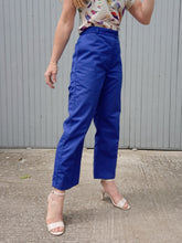 Charger l'image dans la galerie, Pantalon vintage Brooke - Bleu de travail. Taille L, 40, 42. Adolphe Lafont