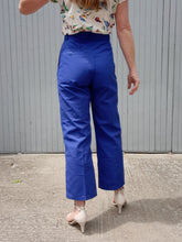 Charger l'image dans la galerie, Pantalon vintage Brooke - Bleu de travail. Taille L, 40, 42. Adolphe Lafont