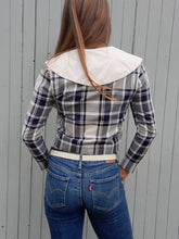 Charger l'image dans la galerie, Blazer vintage Alice - Double boutonnage, col marin. Taille XS, 34, 36. Sylvette Page. Made in France.