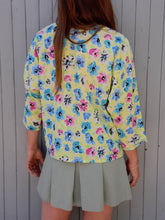 Charger l'image dans la galerie, Blouse vintage Valentine - Fleurie. Taille L, 40, 42. Made in France
