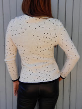 Charger l'image dans la galerie, Cardigan "Seconde" Phœbe - Perles fantaisies. Taille XS, 34, 36. Made in Italy