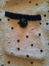 Charger l'image dans la galerie, Cardigan "Seconde" Phœbe - Perles fantaisies. Taille XS, 34, 36. Made in Italy