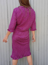 Charger l'image dans la galerie, Ensemble vintage Charlotte - Chemise et jupe à pois. Taille M, 38, 40. S de Style.