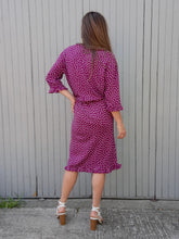 Charger l'image dans la galerie, Ensemble vintage Charlotte - Chemise et jupe à pois. Taille M, 38, 40. S de Style.