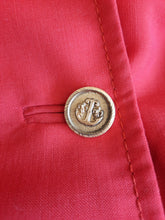Charger l'image dans la galerie, Blazer vintage Leslie - Rouge, fermeture croisée. Taille M, 38, 40. Ted Lapidus.