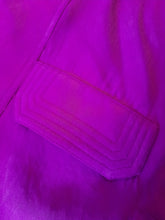 Charger l'image dans la galerie, Chemise vintage Emilia - Soie fuchsia. Taille S, 36, 38. Fink Modell.