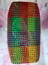 Charger l'image dans la galerie, Cabas vintage Clémence - Grand sac de courses en plastique multicolore.