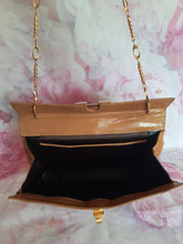 Charger l'image dans la galerie, Sac à main vintage Gabrielle - Cuir marron clair. Flavi Vismano. Made in Italy