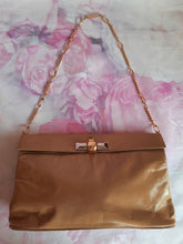 Charger l'image dans la galerie, Sac à main vintage Gabrielle - Cuir marron clair. Flavi Vismano. Made in Italy