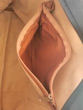 Charger l'image dans la galerie, Porte document Aude - Toile noire et cuir brun. Lancel.