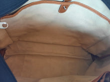 Charger l'image dans la galerie, Porte document Aude - Toile noire et cuir brun. Lancel.