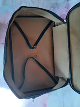 Charger l'image dans la galerie, Sac de voyage Caroline - Valise week-end en toile noire. Lancel. Made in France