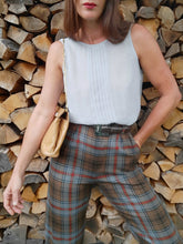 Charger l'image dans la galerie, Sac à main vintage Gabrielle - Cuir marron clair. Flavi Vismano. Made in Italy