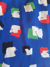 Charger l'image dans la galerie, Robe vintage Lauriane - Plissée géométrique. Taille XXL, 44, 46. Paul Mausner. Made in France.
