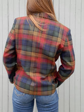 Charger l'image dans la galerie, Blazer vintage Joséphine - Carreaux boyish. Taille L, 40, 42. Carole Richard. Made in France.