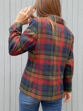 Charger l'image dans la galerie, Blazer vintage Joséphine - Carreaux boyish. Taille L, 40, 42. Carole Richard. Made in France.