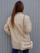 Charger l'image dans la galerie, Blazer vintage Amélie - A carreaux. Boyfriend. Taille XXL, 44, 46. Cacharel. Made in France