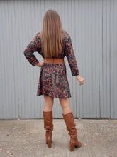 Charger l'image dans la galerie, Robe vintage Marie - Taille basse. Imprimé géométrique. Taille M, 38, 40. Marcelle Griffon.