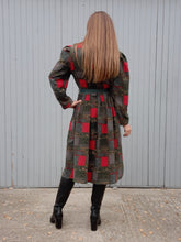 Charger l'image dans la galerie, Robe vintage Josiane - Plissée à double boutonnage. Taille L, 40, 42.