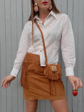 Charger l'image dans la galerie, Chemisier vintage Melissa - Guipure blanc. Taille S, 36, 38.