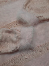 Charger l'image dans la galerie, Pull vintage Charline - Laine et mohair rose. Taille M, 38, 40. Tricoté main.