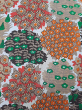 Charger l'image dans la galerie, Parapluie canne vintage Manon - Imprimé floral. Véritable O.N.M Paris. Made in France.