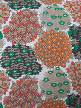 Charger l'image dans la galerie, Parapluie canne vintage Manon - Imprimé floral. Véritable O.N.M Paris. Made in France.