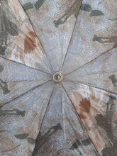 Charger l'image dans la galerie, Parapluie pliant vintage Lydia - Imprimé floral. Dalbin Murillac. Made in France.