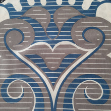 Charger l'image dans la galerie, Foulard vintage Morgan - En pure soie. Volutes. Lanvin Paris. Made in France.