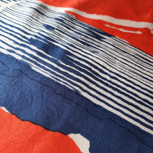 Charger l'image dans la galerie, Foulard vintage Lessly - Pure soie. Imprimé impressionniste. Jacques Fath. Made in France.