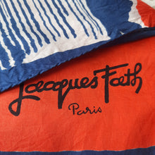 Charger l'image dans la galerie, Foulard vintage Lessly - Pure soie. Imprimé impressionniste. Jacques Fath. Made in France.