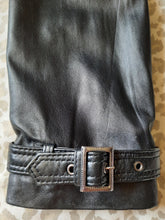 Charger l'image dans la galerie, Veste vintage Ilda - Cuir d'agneau noir. Taille M, 38, 40. YKS Leather