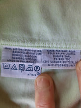 Charger l'image dans la galerie, Chemise "Seconde" Lionnel - Vert pâle à logo brodé en couleur. Taille L, 40, 42. Polo Ralph Lauren.