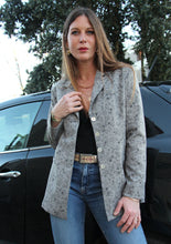 Charger l'image dans la galerie, Blazer "Seconde" Clarisse - Imprimé floral. Taille M, 38 40. Fabriqué en France