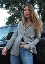 Charger l'image dans la galerie, Blazer "Seconde" Clarisse - Imprimé floral. Taille M, 38 40. Fabriqué en France