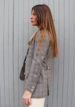 Charger l'image dans la galerie, Blazer vintage Cassandra - Nina Ricci. Imprimé Prince-de-Galles. Taille 36 38