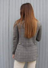 Charger l'image dans la galerie, Blazer vintage Cassandra - Nina Ricci. Imprimé Prince-de-Galles. Taille 36 38