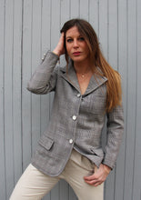 Charger l'image dans la galerie, Blazer vintage Cassandra - Nina Ricci. Imprimé Prince-de-Galles. Taille 36 38