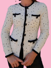 Charger l'image dans la galerie, Cardigan "Seconde" Phœbe - Perles fantaisies. Taille XS, 34, 36. Made in Italy