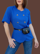 Charger l'image dans la galerie, Blazer vintage Garance - Double boutonnage. Taille XL, 42, 44. Made in France