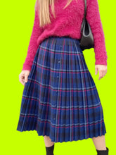 Charger l'image dans la galerie, Jupe plissée vintage Lou-Anna - Carreaux Écossais - Taille S, 36, 38