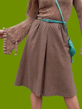 Charger l'image dans la galerie, Jupe vintage Livia - Carreaux en laine. Taille XXS, 32, 34. Fabriqué en France
