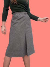 Charger l'image dans la galerie, Jupe vintage Grace - Plis creux. Taille L, 40, 42. Cacharel. Fabriqué en France