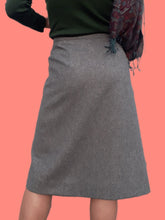 Charger l'image dans la galerie, Jupe vintage Grace - Plis creux. Taille L, 40, 42. Cacharel. Fabriqué en France