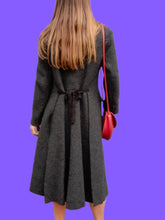 Charger l'image dans la galerie, Veste en Laine peignée Amy - Gris chiné. Taille M, 38, 40. Made in France