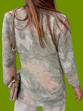 Charger l'image dans la galerie, Veste mi-saison vintage Coralie - Feuillage. Taille L, 40, 42. Made in France