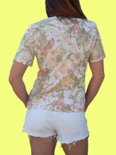 Charger l'image dans la galerie, Veste vintage Betty - Imprimé fleuri pastel. Taille S, 36, 38. Fabriqué en France